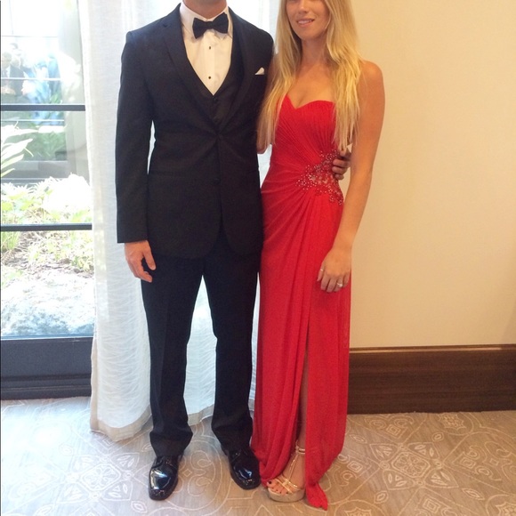 NORDSTOM : Formal Red Dress size 0 - Picture 2 of 7